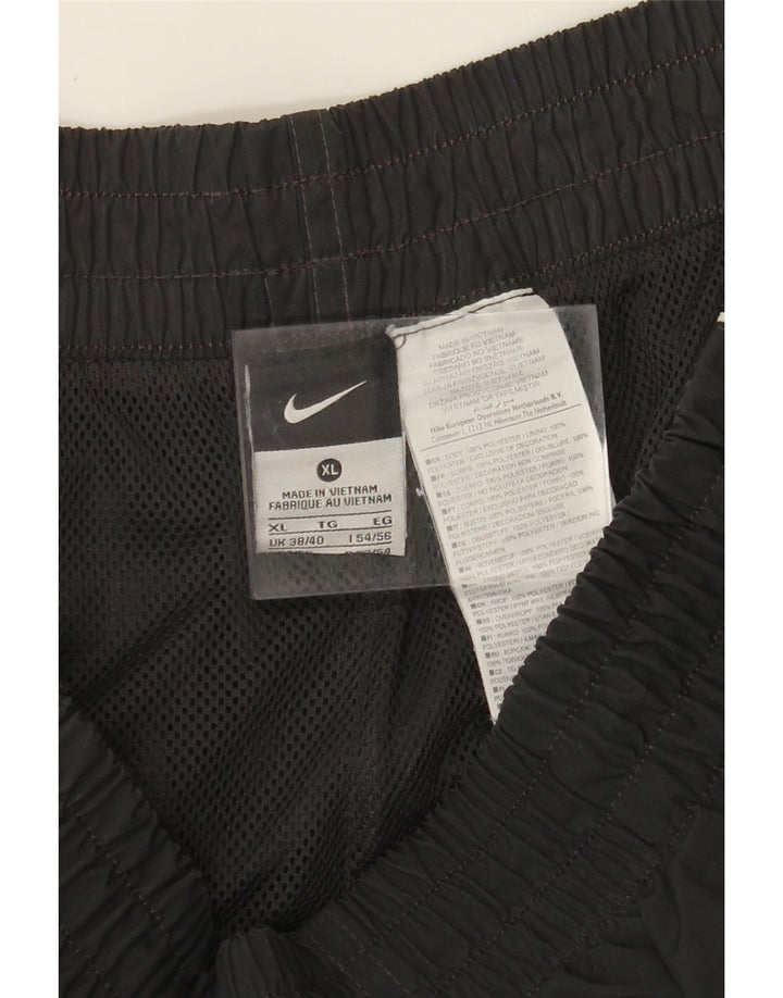 NIKE Mens Sport Shorts XL  Black Colourblock Polyester