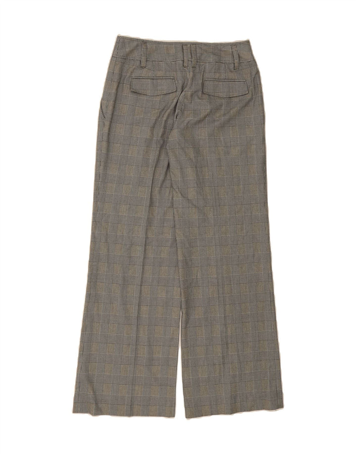 MICHAEL KORS Womens Casual Trousers US 6 Medium W30 L32 Grey Houndstooth Vintage Michael Kors and Second-Hand Michael Kors from Messina Hembry 