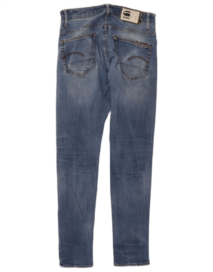 G-Star Mens Skinny Jeans W29 L30 Blue Polyester