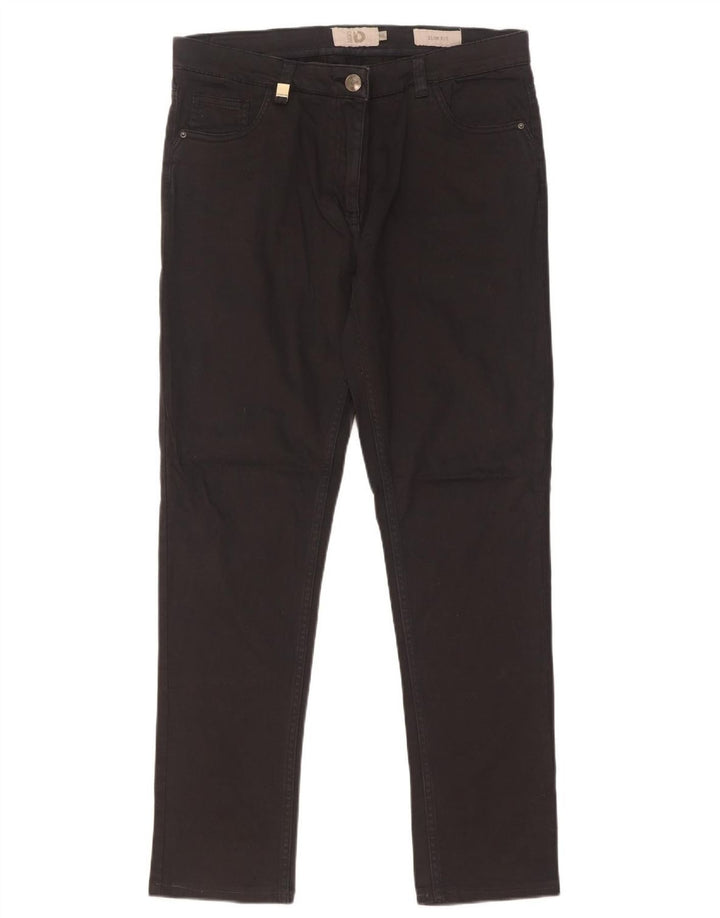 Dack's Womens Slim Jeans W32 L29 Black Cotton