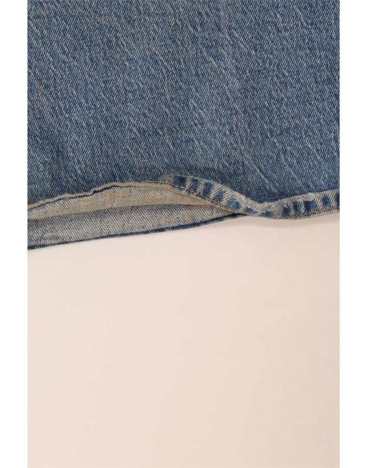 Levi's Womens Ribcage Bell Flared Jeans W31 L30 Blue Cotton