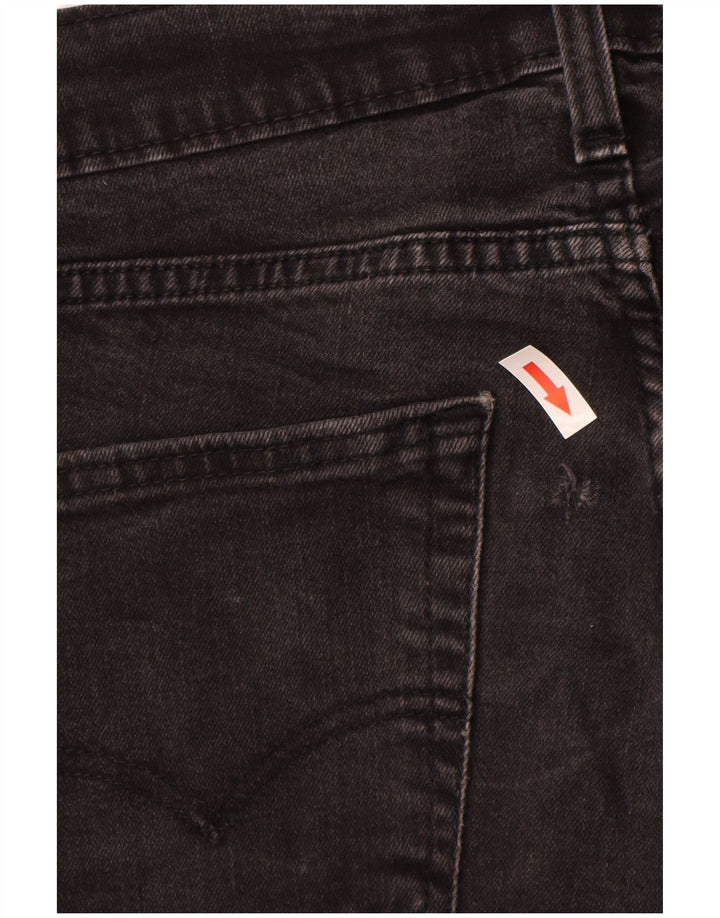 Levi's Mens 511 Slim Jeans W30 L24 Black Cotton