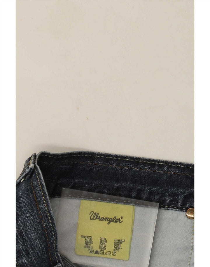 Wrangler Mens Dayton Bootcut Jeans W34 L32 Blue Cotton
