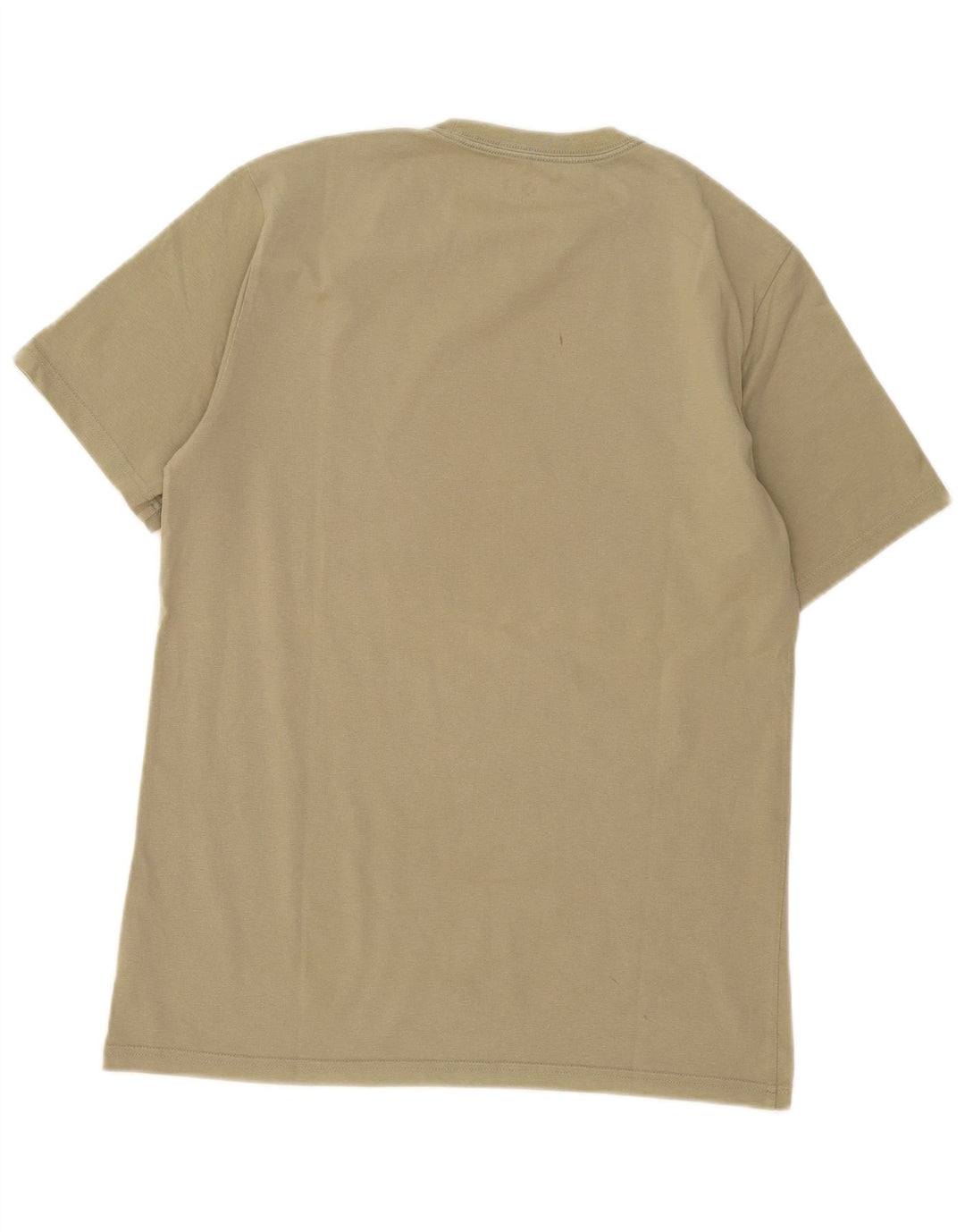 Converse Mens Graphic T-Shirt Top Medium Khaki Cotton