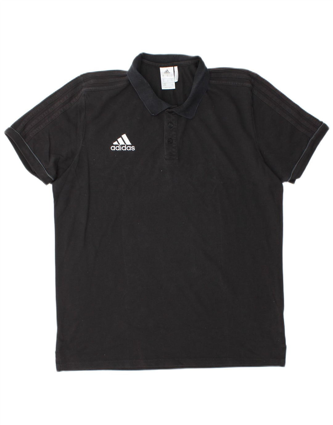ADIDAS Mens Climalite Polo Shirt XL Black Cotton