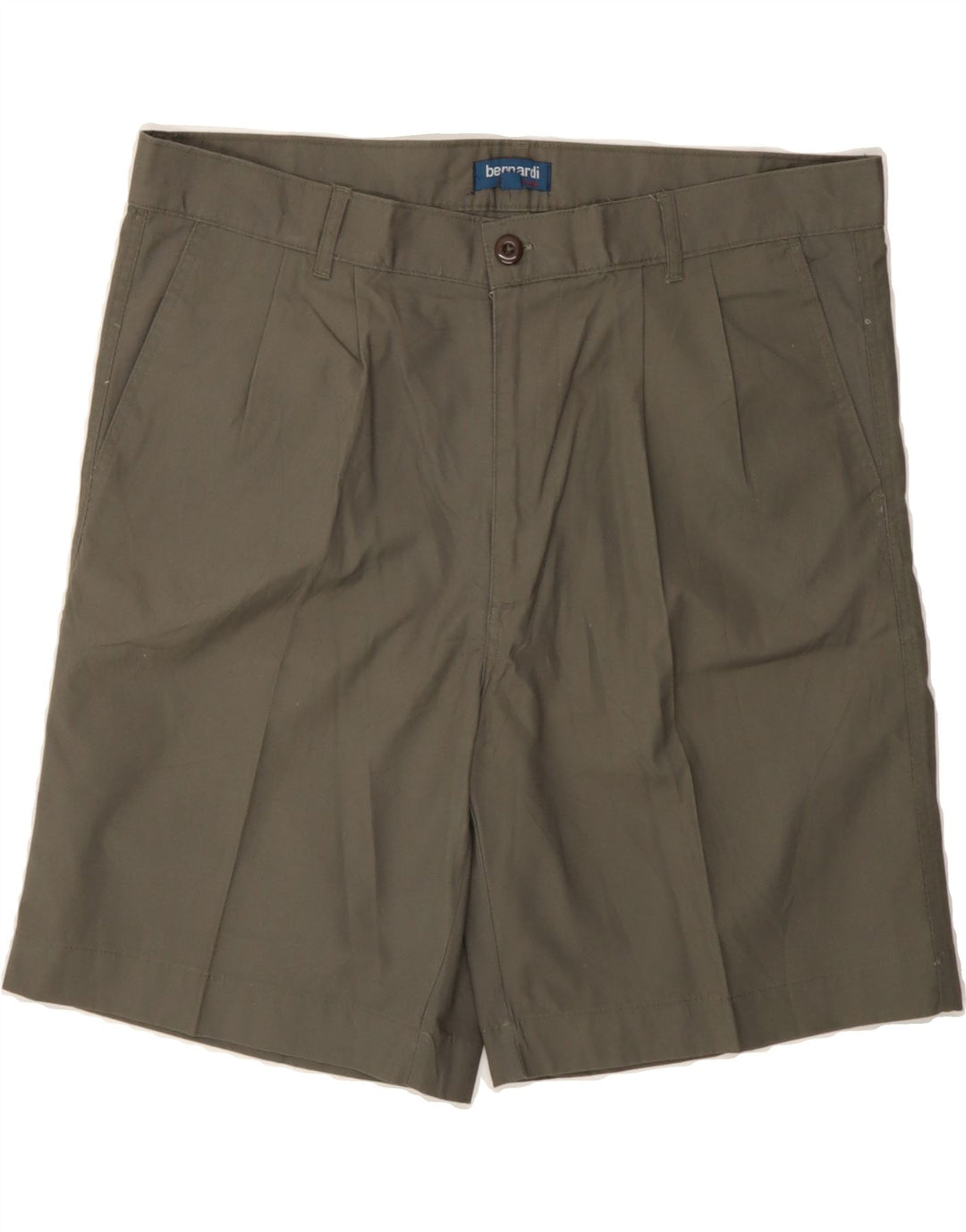 VINTAGE Mens Chino Shorts IT 52 XL W37 Khaki Cotton Vintage Vintage and Second-Hand Vintage from Messina Hembry 