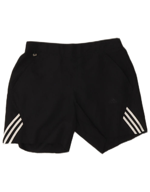 ADIDAS Womens Clima 365 Sport Shorts UK 12 Medium  Black Polyester