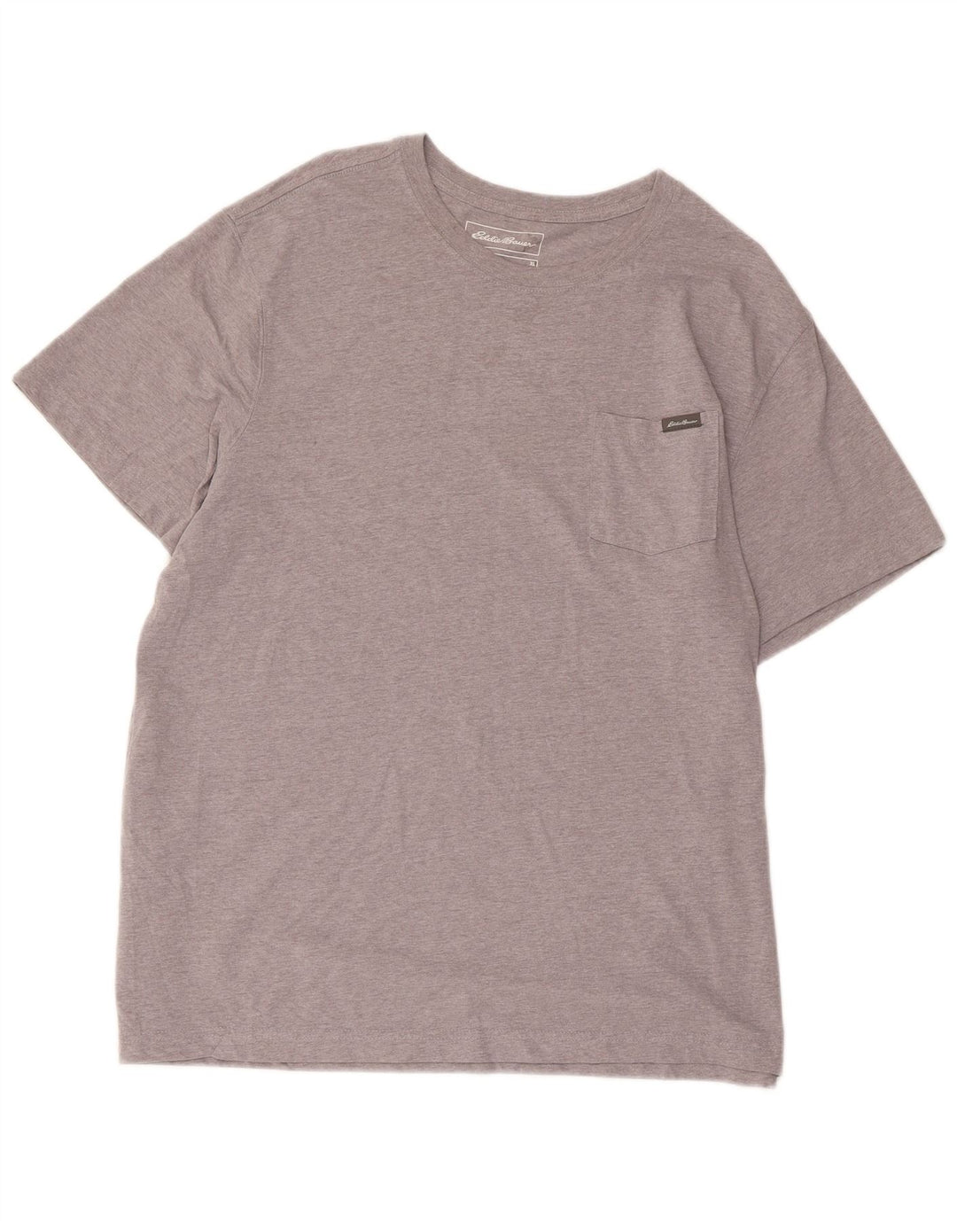 EDDIE BAUER Mens T-Shirt Top XL Grey Cotton