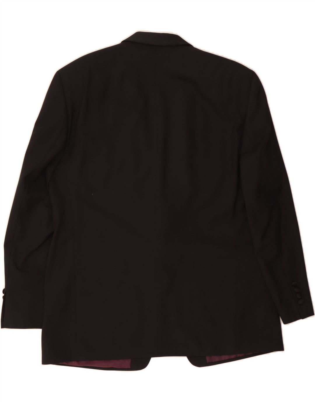 GILBERTO Mens 1 Button Blazer Jacket IT 54 2XL Black New Wool Vintage Gilberto and Second-Hand Gilberto from Messina Hembry 