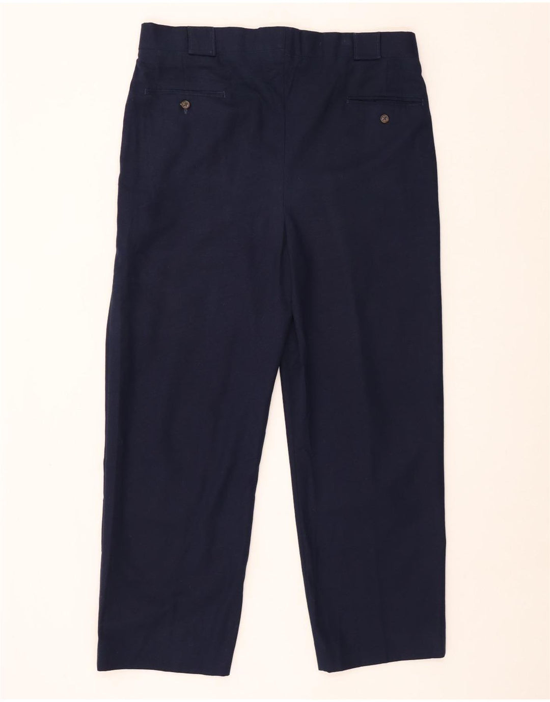TOMMY HILFIGER Mens Pegged Chino Trousers W38 L29 Navy Blue