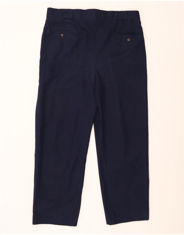 TOMMY HILFIGER Mens Pegged Chino Trousers W38 L29 Navy Blue