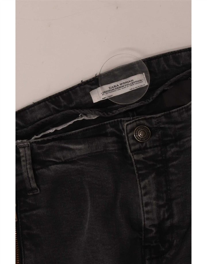 Zara Womens Cargo Slim Jeans EU 42 Large W32 L28 Grey