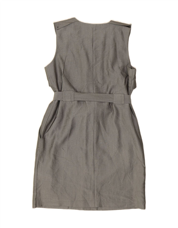OASIS Womens Sleeveless Sheath Dress UK 12 Medium Grey Polyester Vintage Oasis and Second-Hand Oasis from Messina Hembry 