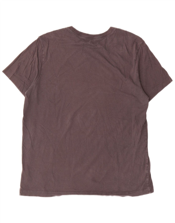 Nike Mens Graphic T-Shirt Top Large Grey Cotton