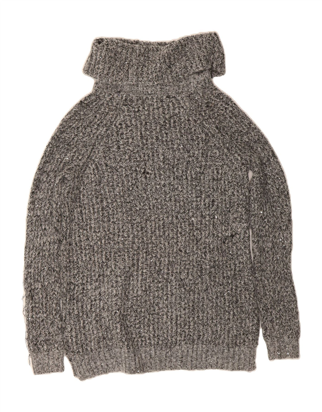 MOSSIMO Womens Roll Neck Jumper Sweater UK 20 2XL Grey Polyester Vintage Mossimo and Second-Hand Mossimo from Messina Hembry 