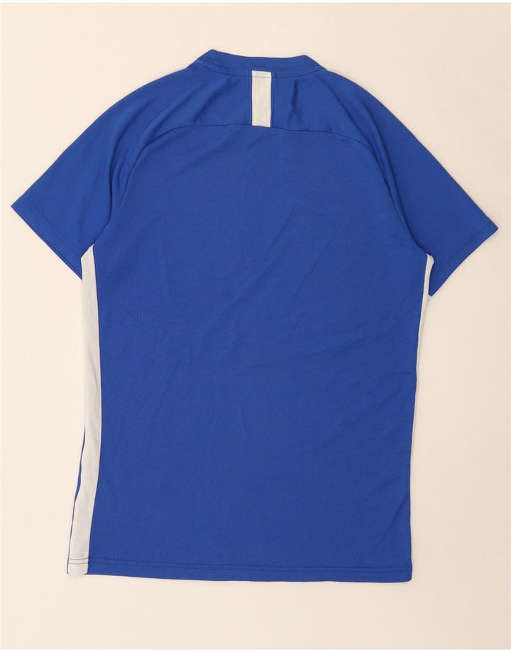 Nike Mens T-Shirt Top Medium Blue Colourblock
