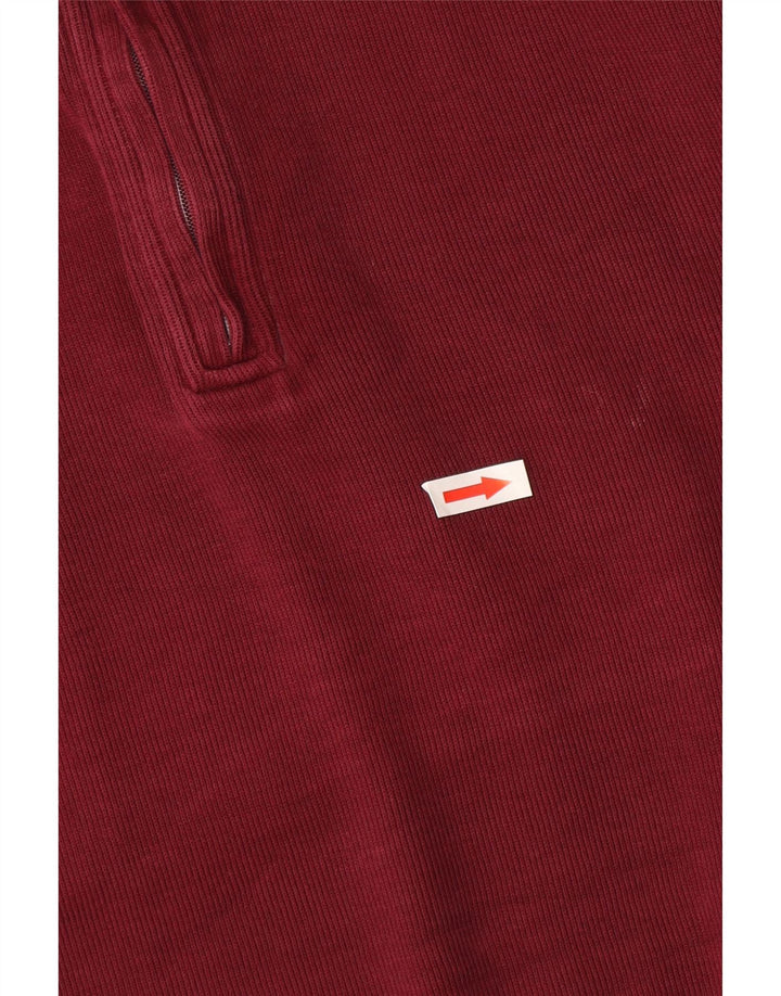 Marks & Spencer Mens Blue Harbour Sweatshirt Jumper Medium Burgundy