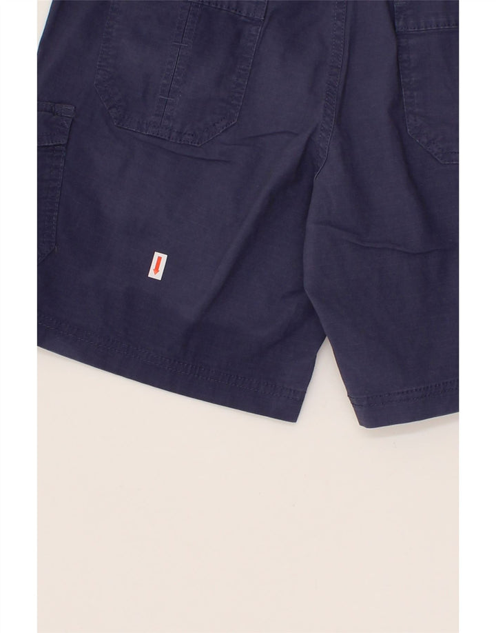 EDDIE BAUER Womens Cargo Shorts US 4 Small W30  Navy Blue Cotton Vintage Eddie Bauer and Second-Hand Eddie Bauer from Messina Hembry 