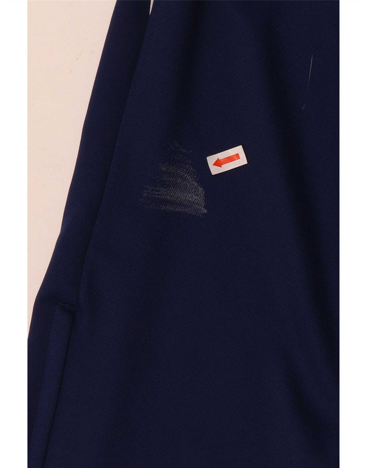 Adidas Mens Climalite Tracksuit Trousers Large Navy Blue Polyester
