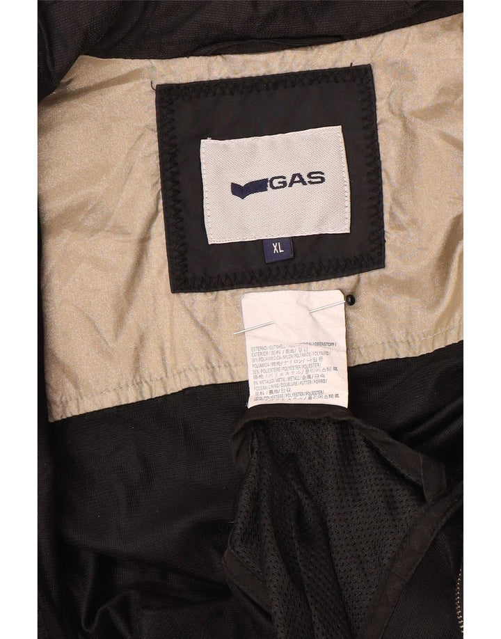 Gas Womens Bomber Jacket UK 18 XL Black Polyester
