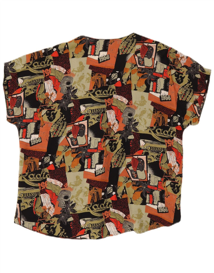 JERSEY JOSEPHINE Womens Graphic Shirt Blouse EU 42 Large Multicoloured