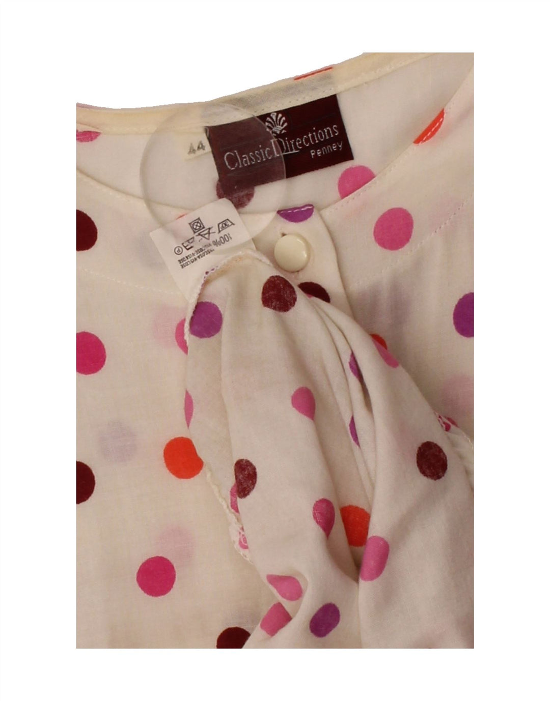 CLASSIC DIRECTION Womens Oversized Shirt Blouse IT 44 Medium White Vintage Classic Direction and Second-Hand Classic Direction from Messina Hembry 