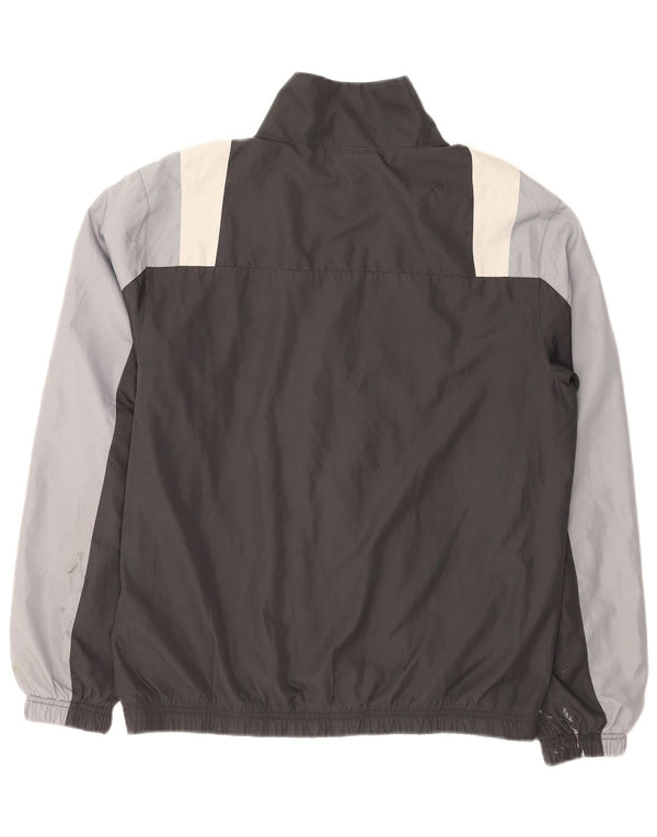 Nike Mens Tracksuit Top Jacket Medium Grey Colourblock Polyester