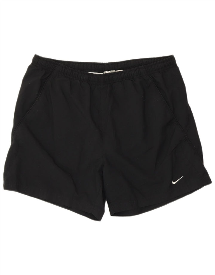 NIKE Mens Sport Shorts Large Black Polyester