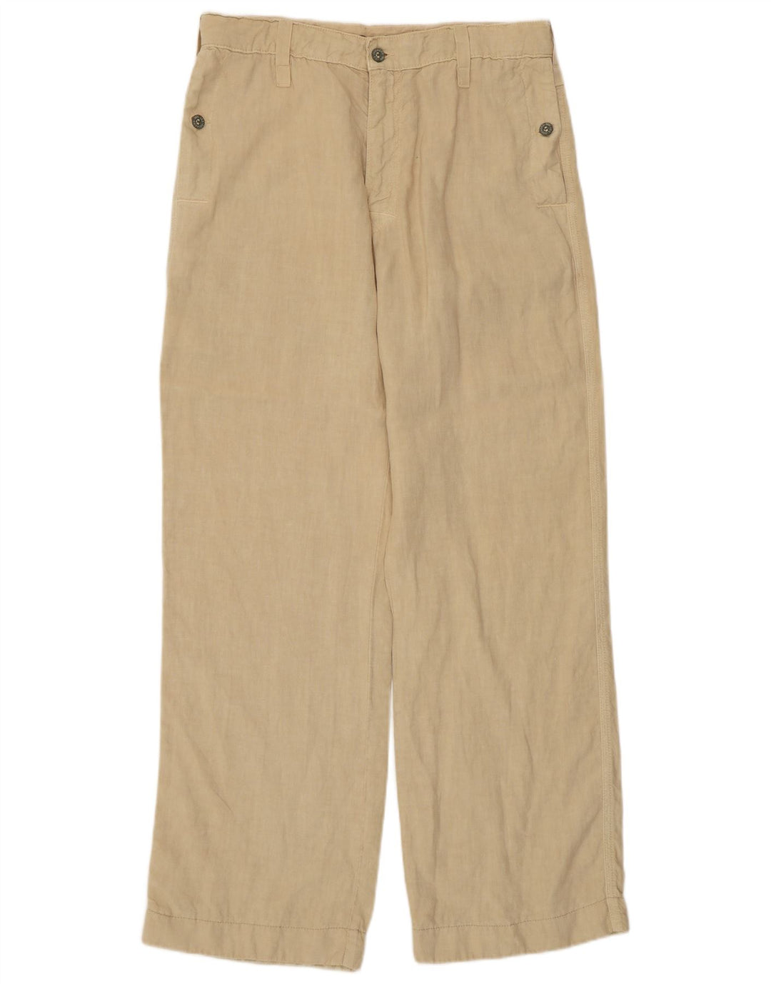DOCKERS Mens Straight Chino Trousers W31 L32 Beige Cotton