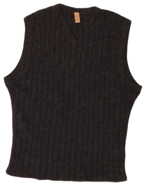 Gigli Mens Vest Tank Top UK 16 Large Grey Alpaca Wool