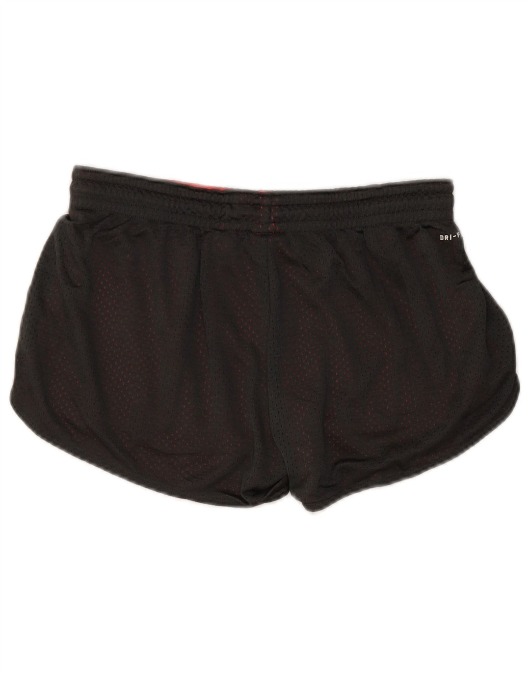 NIKE Womens Sport Shorts UK 14 Medium Black Polyester