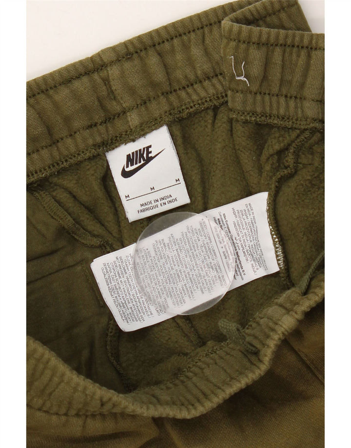 Nike Mens Tracksuit Trousers Joggers Medium  Khaki Cotton