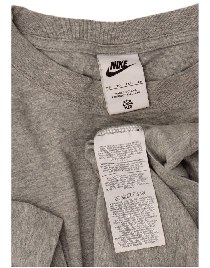 Nike Mens T-Shirt Top XS Grey Flecked Cotton