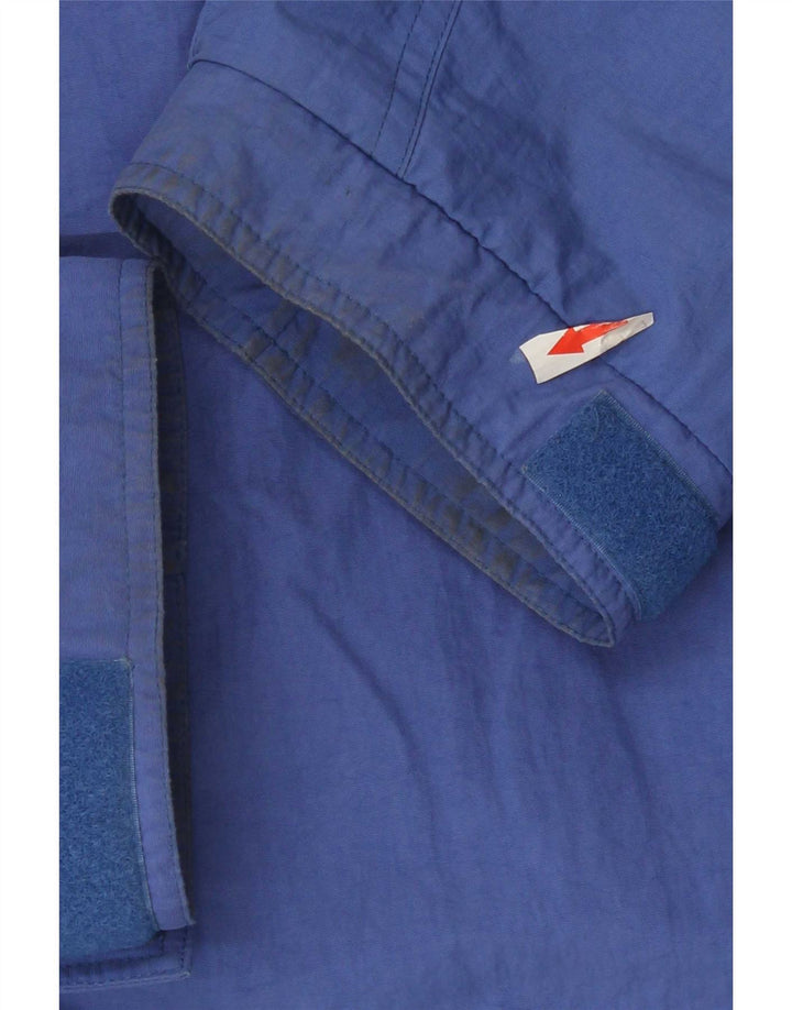 Adidas Mens Windbreaker Jacket UK 42/44 Large Blue Polyester