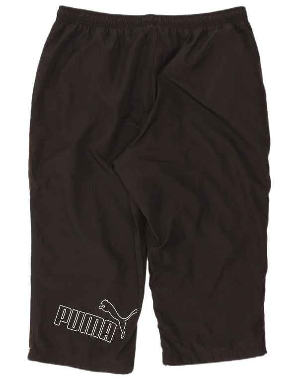 Puma Mens Graphic Bermuda Sport Shorts 2XL Black