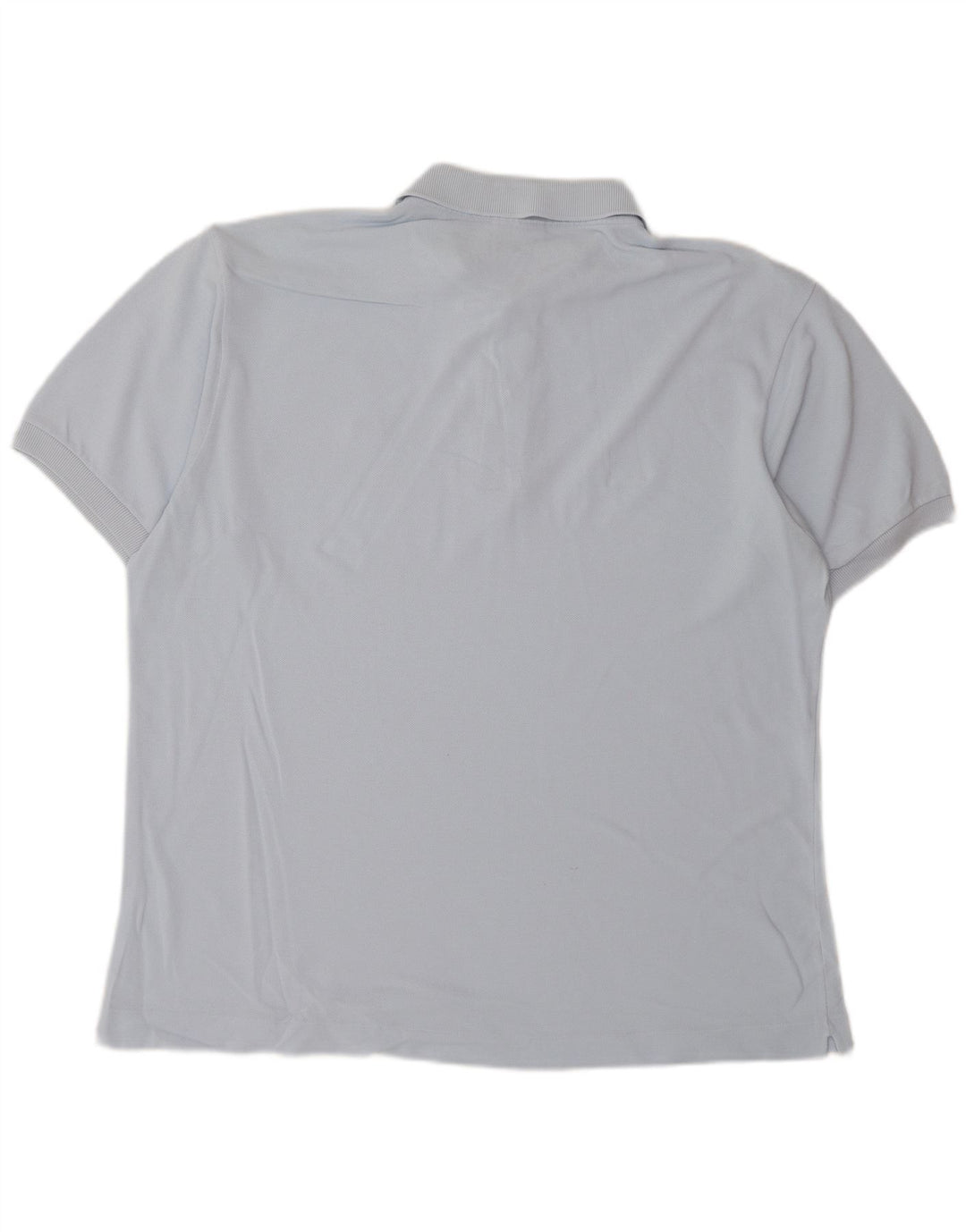 LACOSTE Mens Polo Shirt Size 5 Large Blue Cotton