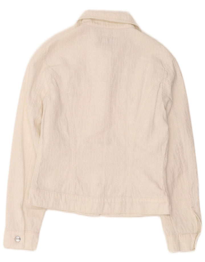 Charro Girls Utility Jacket 10-11 Years Medium White Polyester