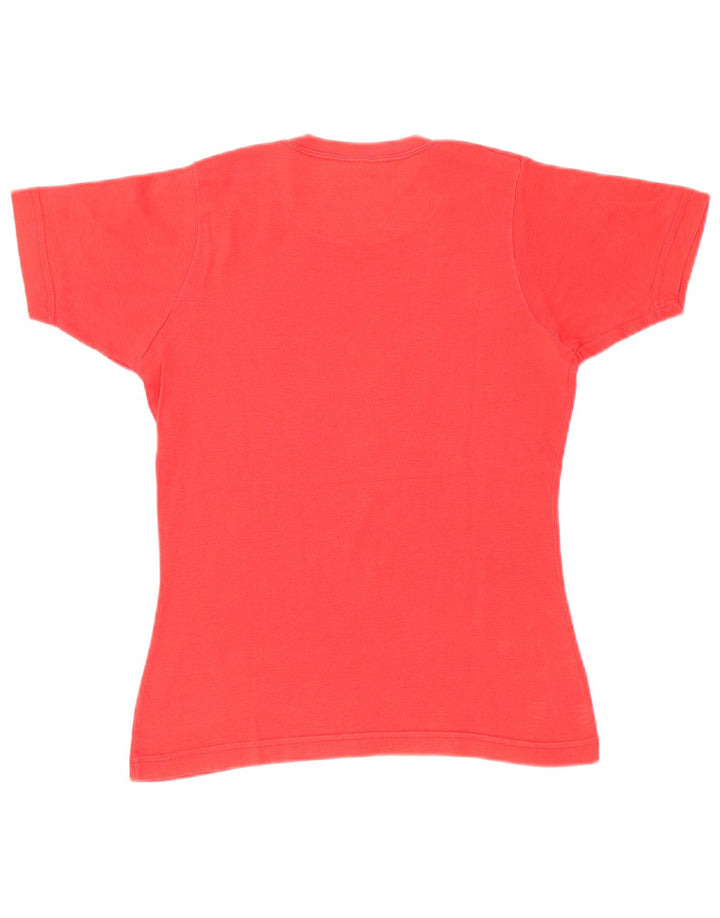 Champion Womens T-Shirt Top UK 14 Large Red