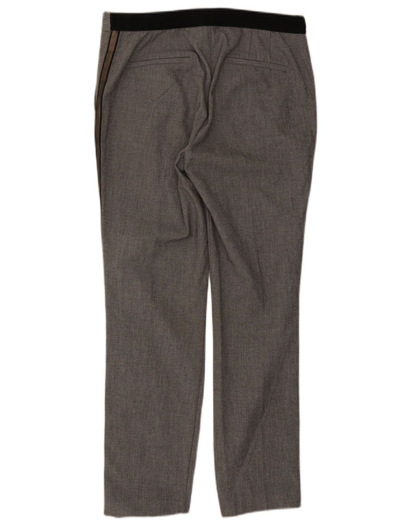 Zara Womens Straight Suit Trousers Large W32 L28 Grey