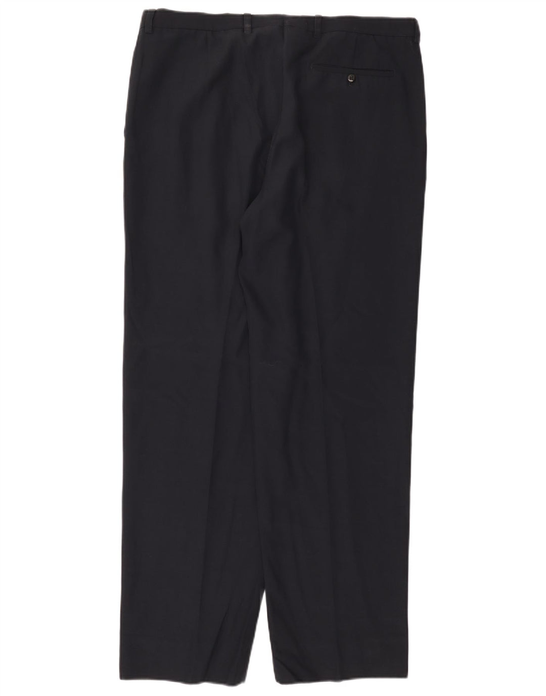 Burberry Mens Pegged Suit Trousers IT 48 Medium W36 L31 Navy Blue Wool