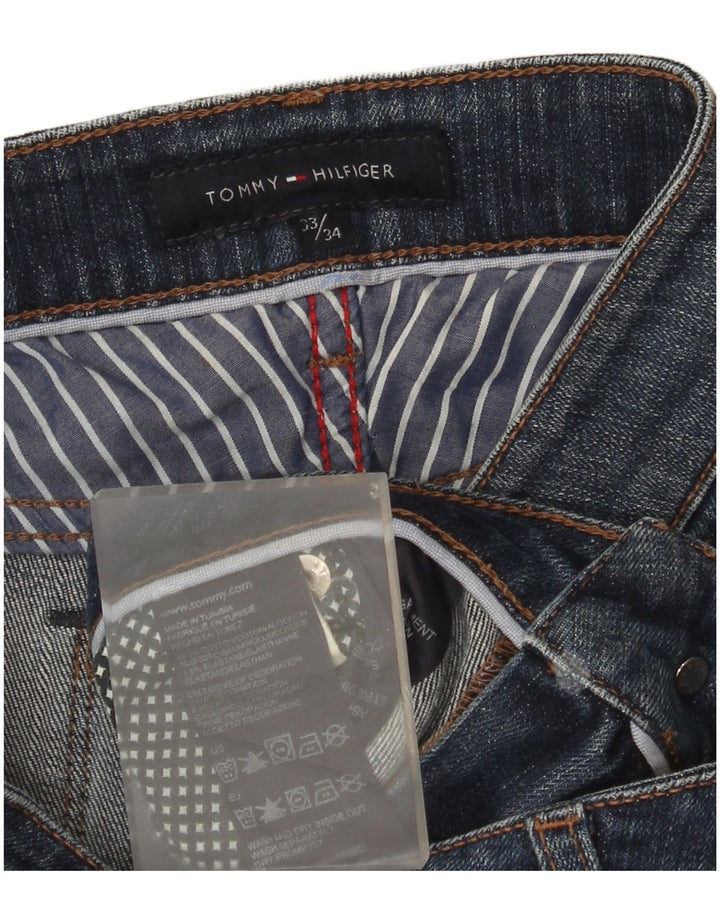 Tommy Hilfiger Womens Bootcut Jeans W33 L34 Blue Cotton
