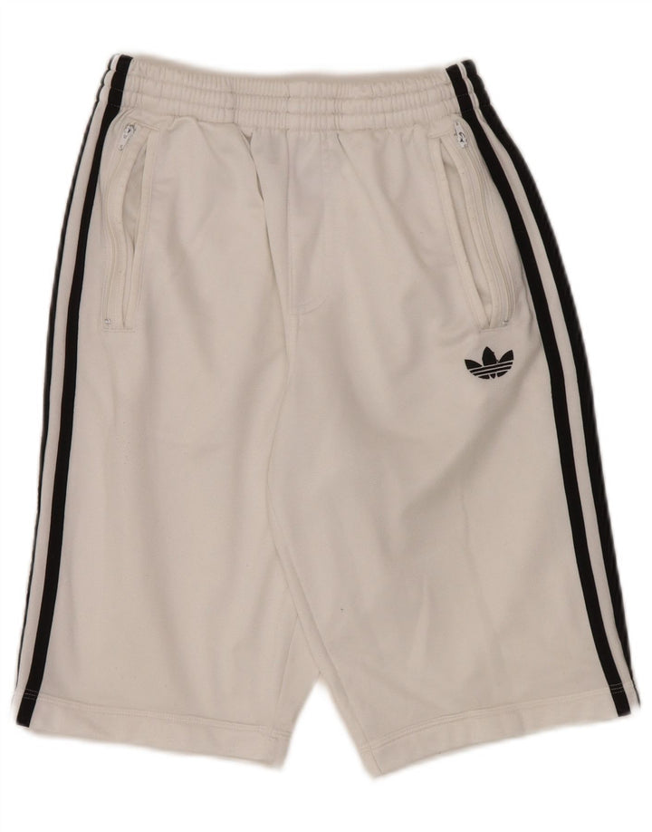 ADIDAS Mens Sport Shorts XS White Polyester