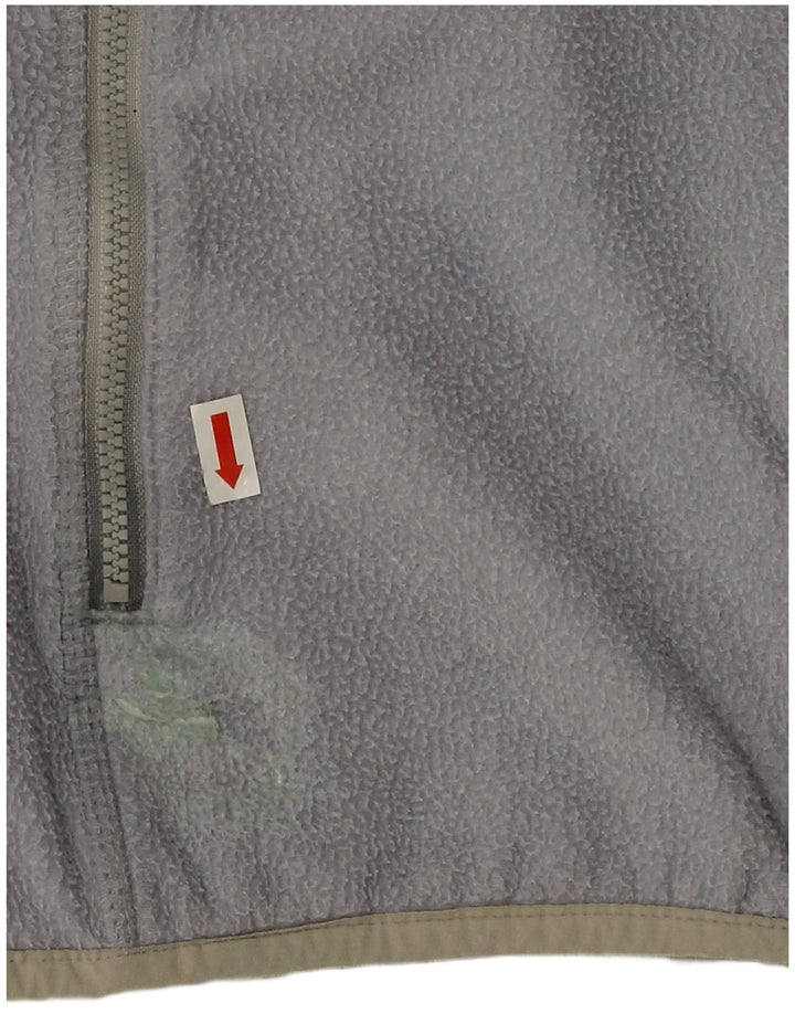 The North Face Womens Fleece Jacket UK 16 Large Purple Polyester