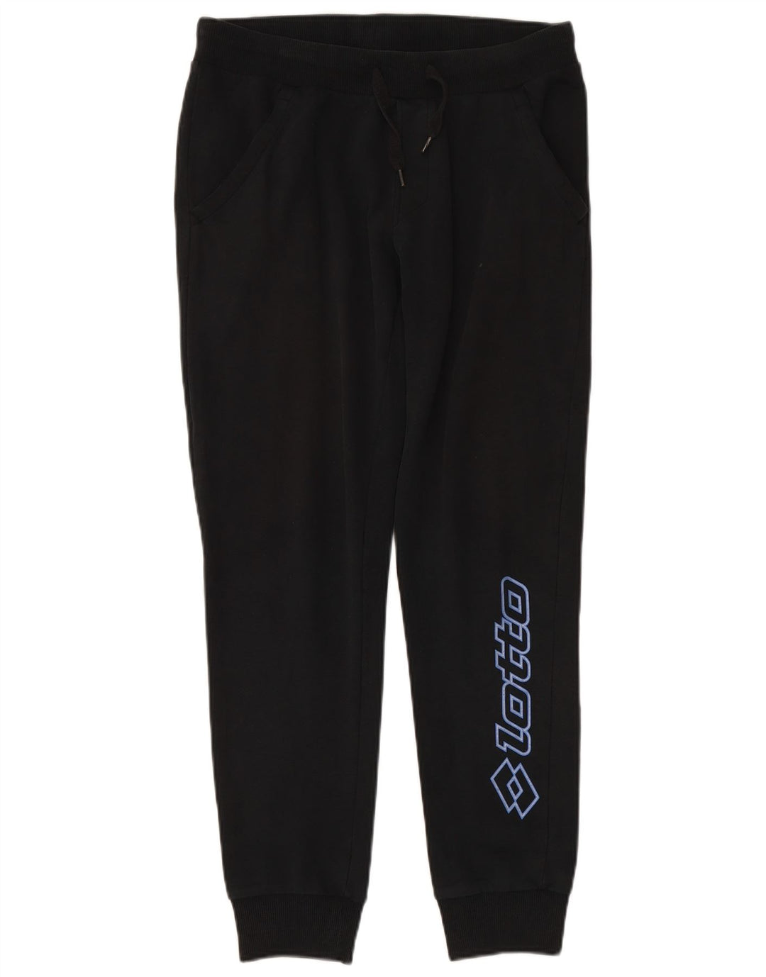 LOTTO Mens Graphic Tracksuit Trousers Joggers Medium Black