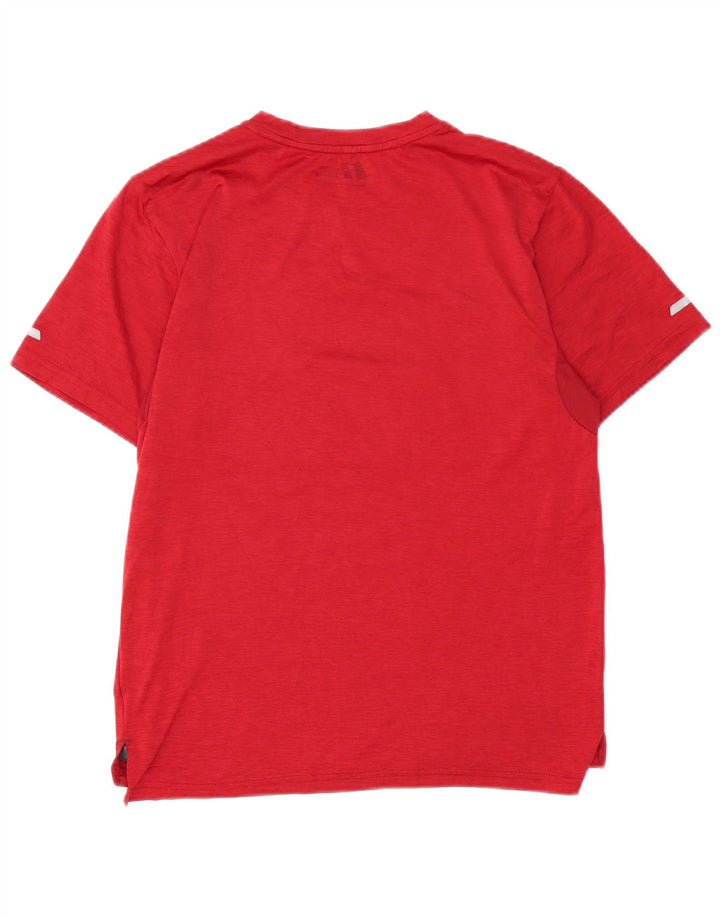 RUSSELL ATHLETIC Boys Dri-Power T-Shirt Top 15-16 Years 2XL Red Polyester