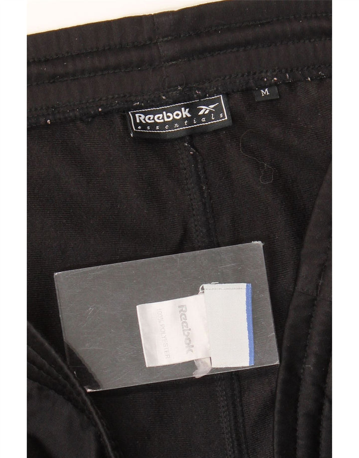 Reebok Mens Tracksuit Trousers Medium  Black Polyester