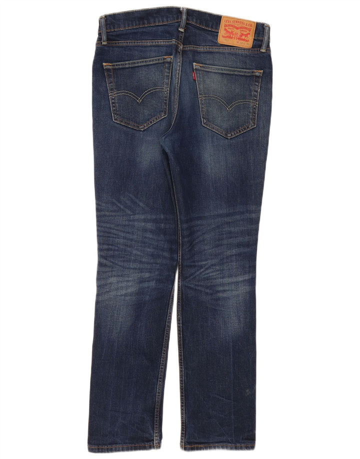 Levi's Womens 511 Slim Jeans W32 L30 Navy Blue Cotton