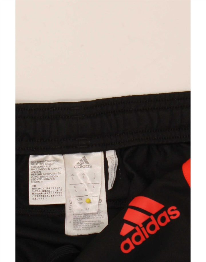 Adidas Mens Climacool Tracksuit Trousers Small Black Polyester