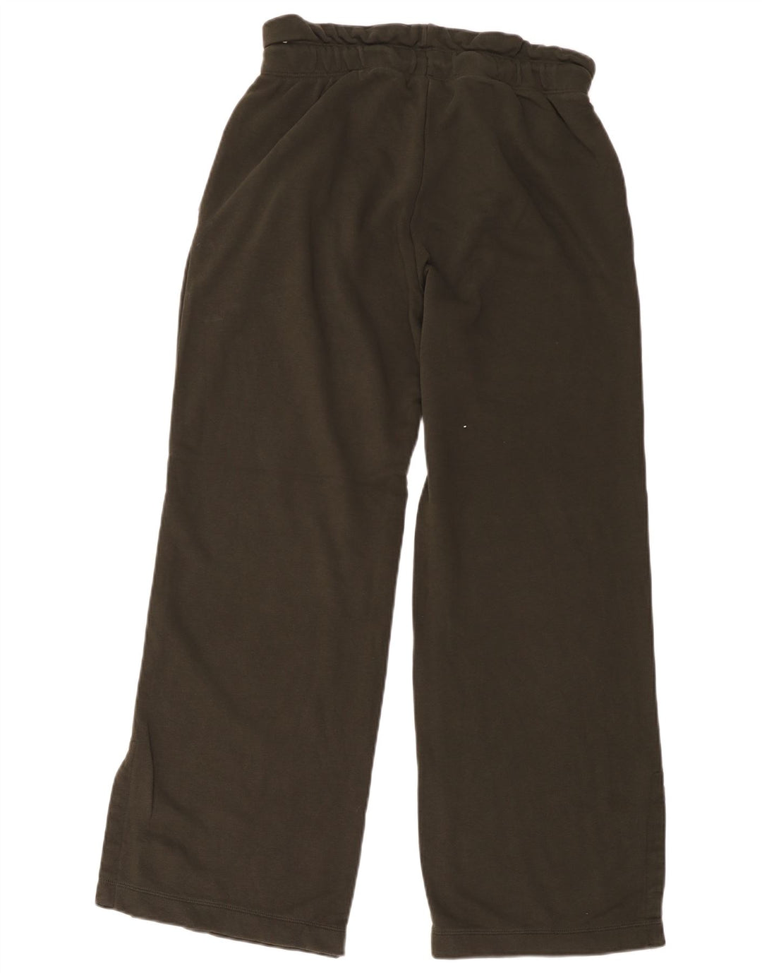 Nike Mens Wide Leg Tracksuit Trousers Medium Khaki Cotton