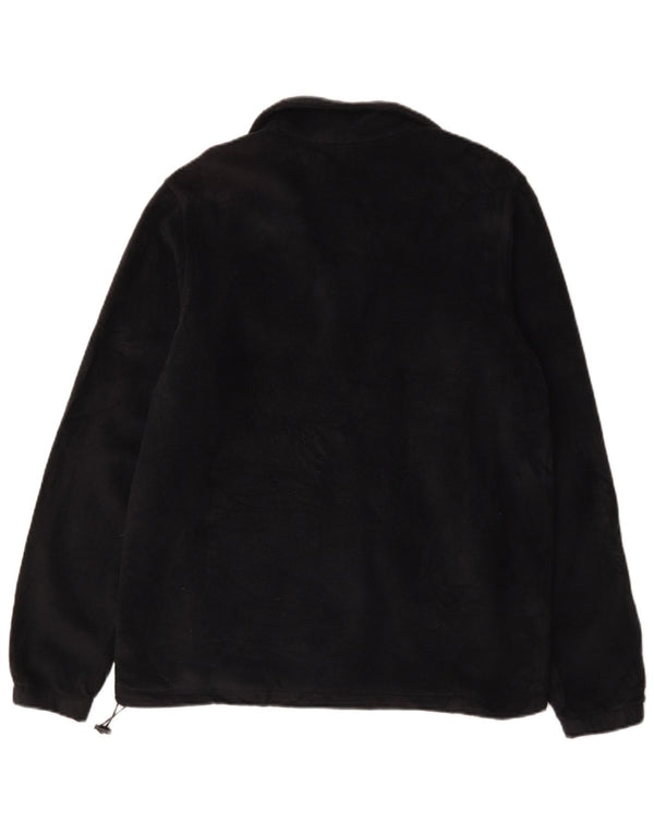 Columbia Mens Fleece Jacket UK 38 Medium Black Polyester